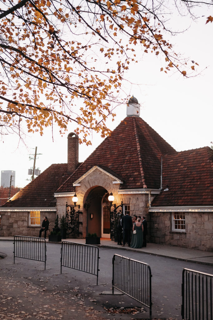 The Piedmont room in Atlanta with a city view in the background